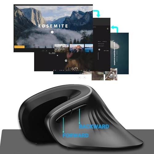 Vertical Ergonomic Mouse - Bluetooth USB