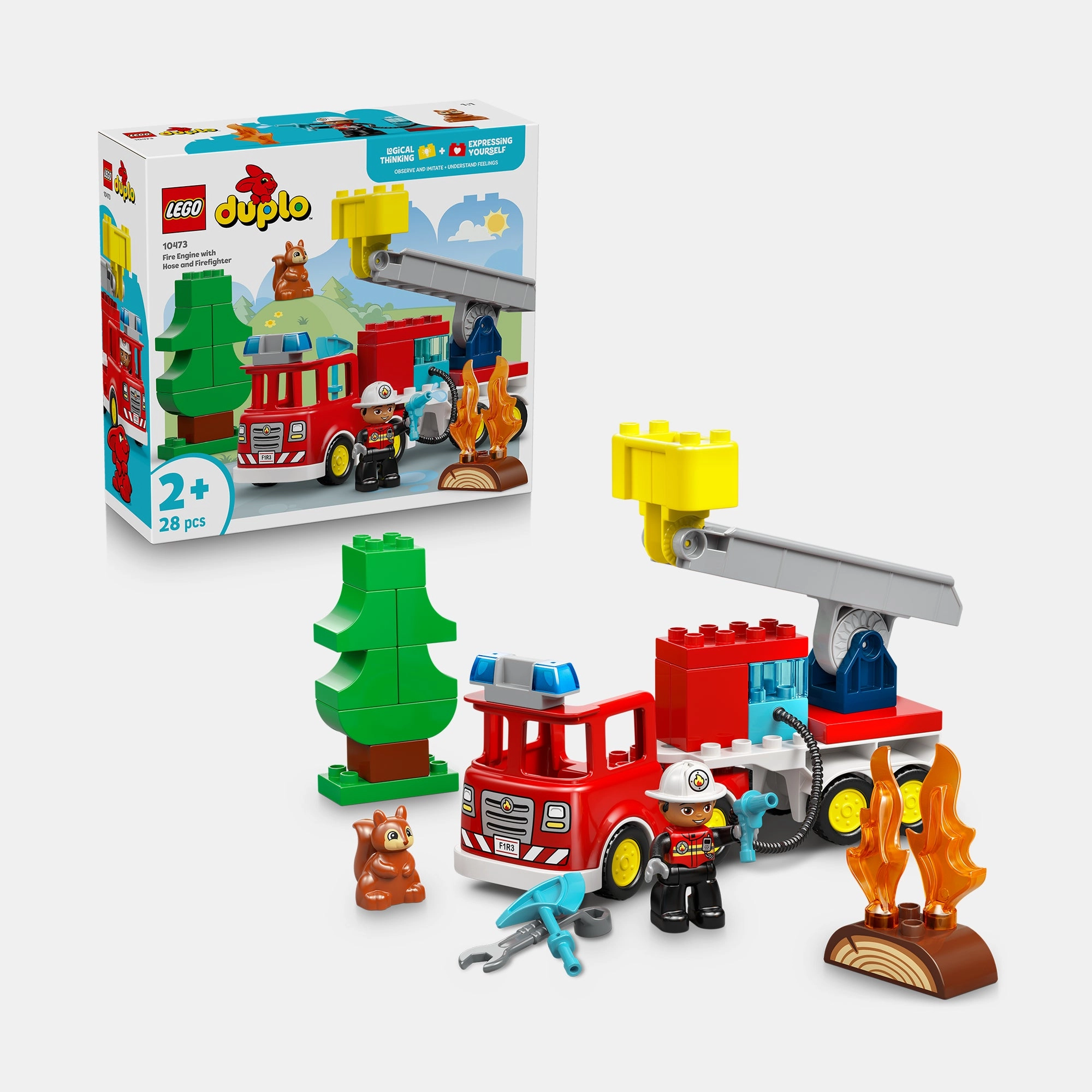 LEGO Duplo Town Fire Engine - Firefighting 28pcs