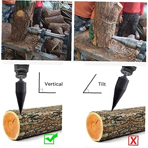 Wood Splitting Drill Bit - 1pc Alloy Steel 32mm