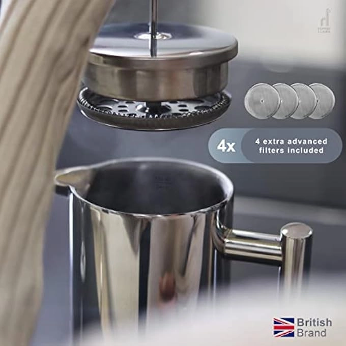 Portable French Press - Stainless Steel Travel