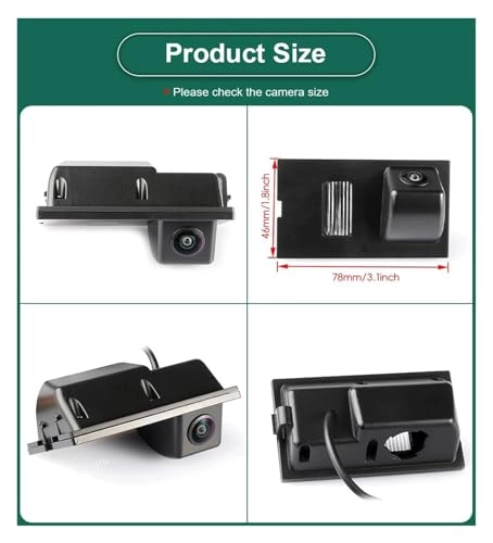 Reversing Camera - RCA interface PAL 512(H)X582(V); NTSC 512(H)X492(V)