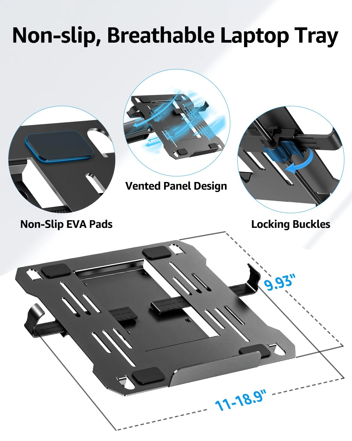 Laptop and Monitor Desk Mount - 32"