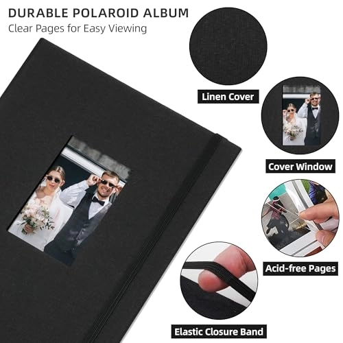 Photo Album for Fujifilm Instax Mini - 208 Pockets - 2x3"