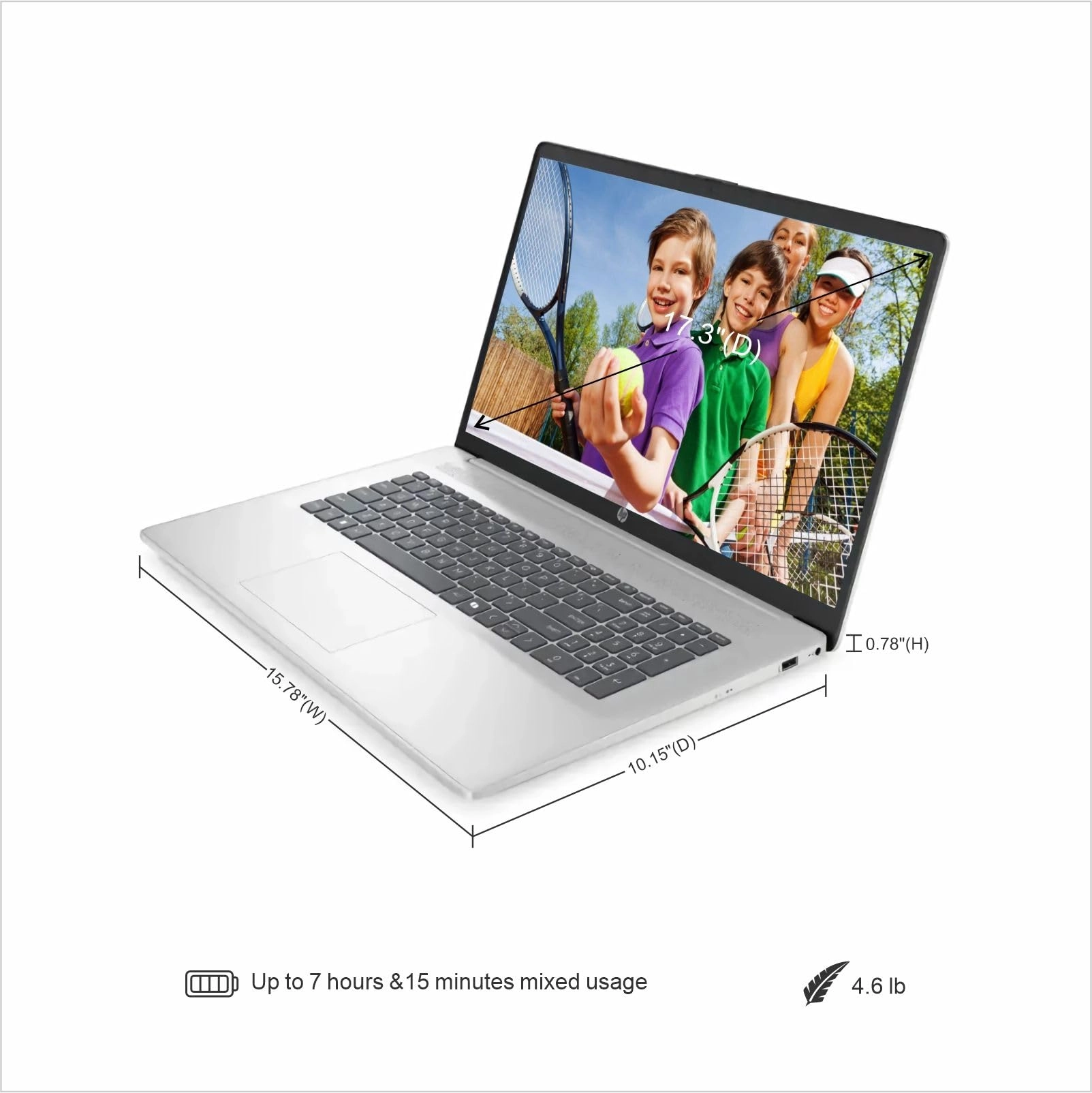 V17 - 17.3'' Core i3 8GB DDR4 128GB SSD