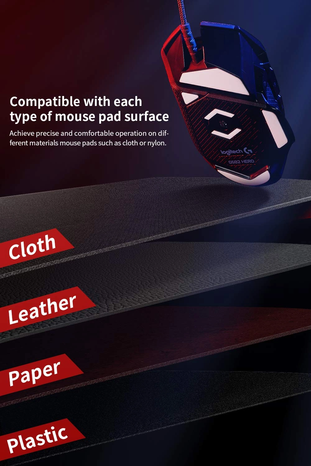 3.0 Plus - Compatible with G Pro Wireless Pure PTFE
