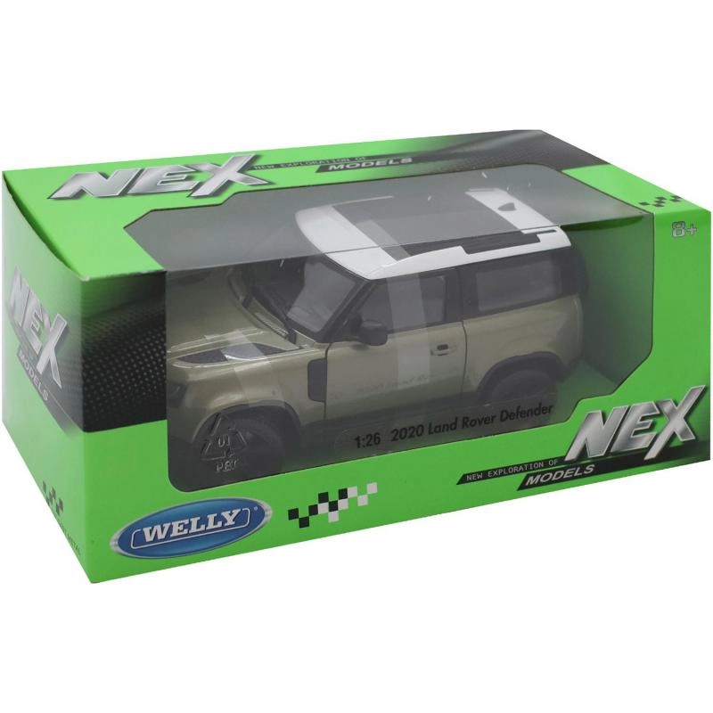 Welly Land Rover 2020 Defender - Green Metal