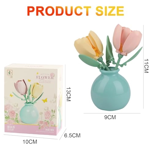 Flower Building Block Toy - Clamping Tulip