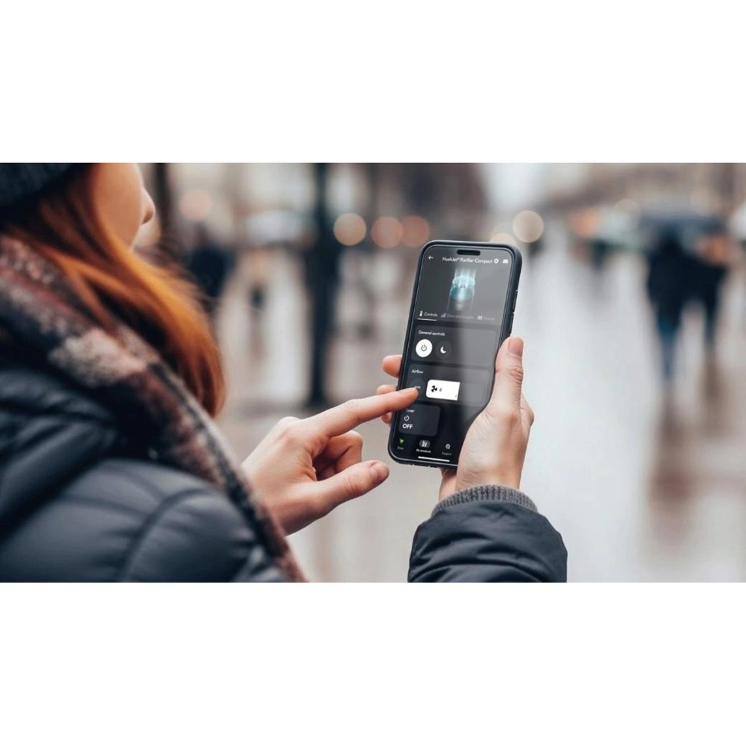 HushJet Purifier Compact - White/Silver 5-year filter life