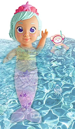 New Born Baby Mermaid - 30 cm Full Vinyl Colour Changing Ages 2+