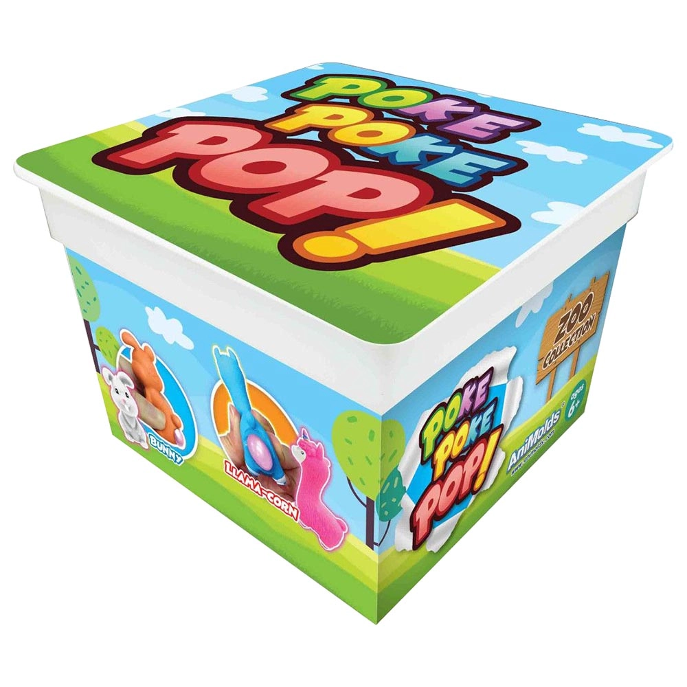 Animolds Poke Poke Box Zoo Collection - Suitable for 2 years and above