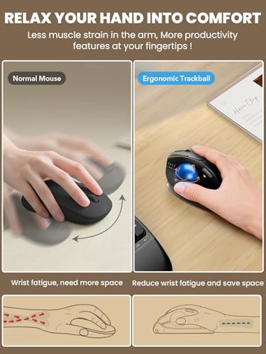 Trackball Mouse - Bluetooth USB