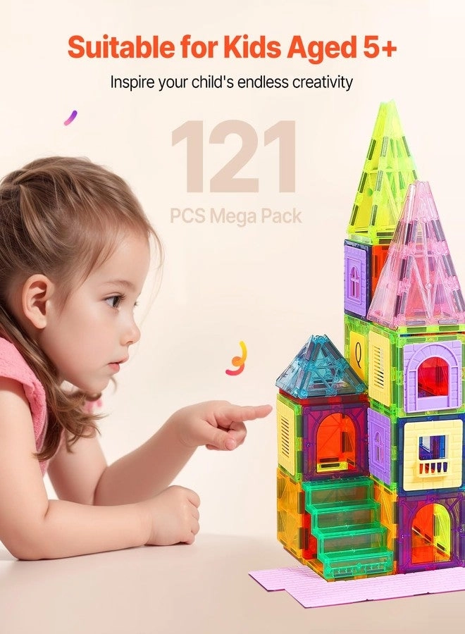 Magnetic Tiles - 121 pcs Set