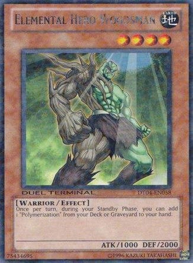 Yu-Gi-Oh! Elemental Hero Woodsman DT04-EN058 - Duel Terminal 4 1st Edition