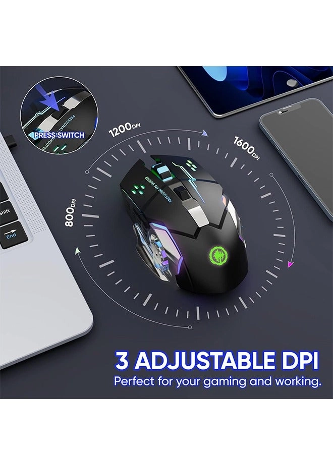 FREEDOM-WOLF X8 Gaming Mechanical Mouse - Wireless