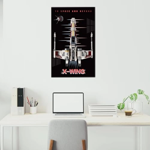 Display Wallboard for LEGO 75355 UCS X-Wing Fighter - 50X80cm