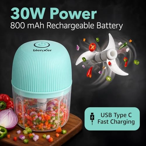 Mini Electric Chopper - 250ml USB Type-C
