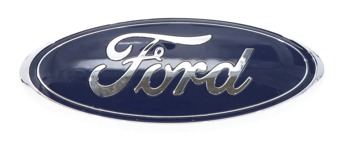 Ford CL3Z-9942528-B - Tailgate Emblem Name Plate Blue and Silver