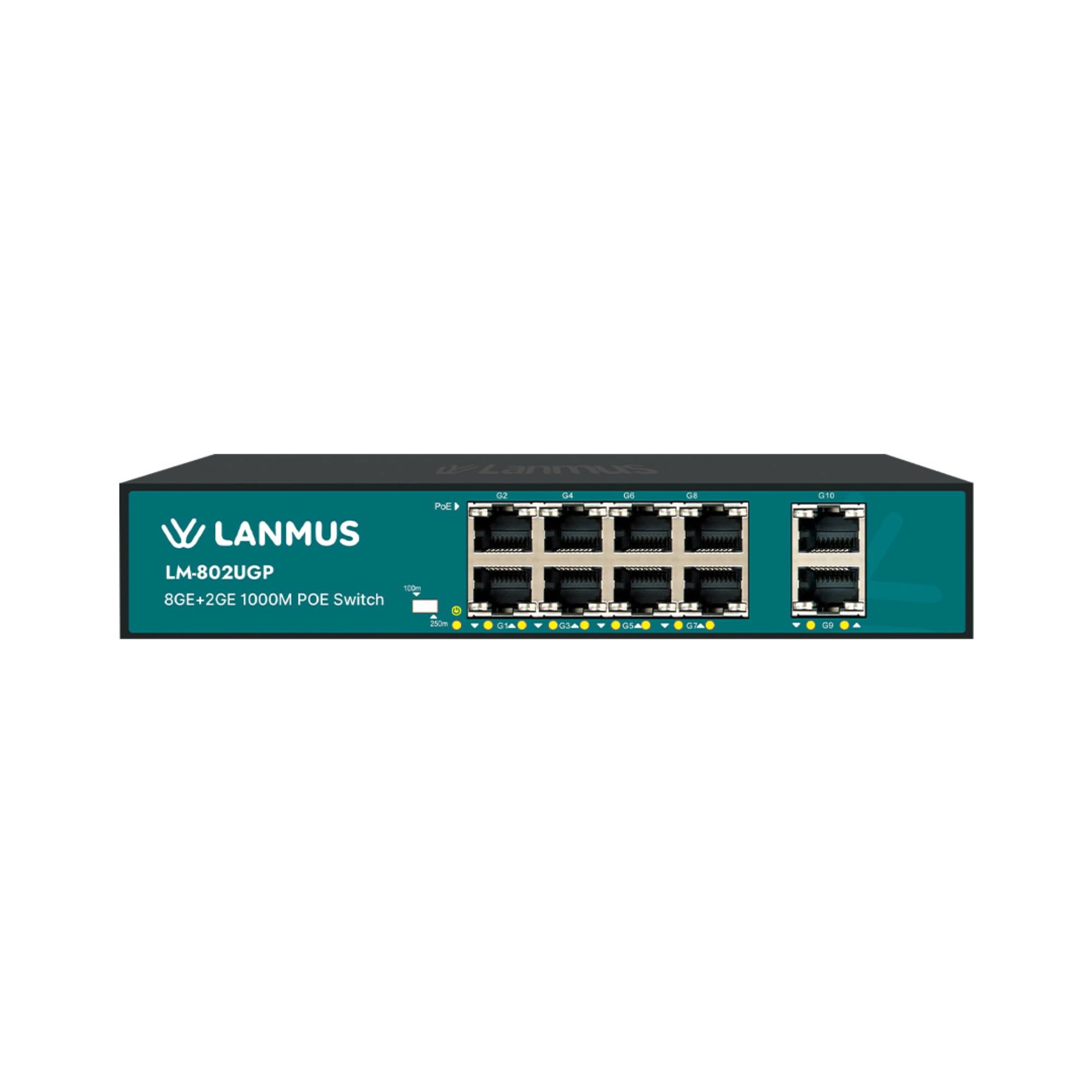 Lanmus LM-802UGP 8-ports