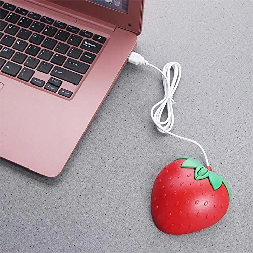 3D Strawberry Shape Mouse - USB
