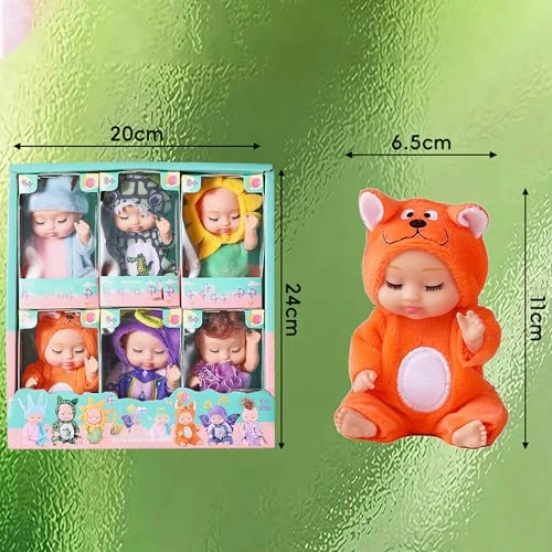 Reborn Mini Doll - 6 Pieces Forest Set