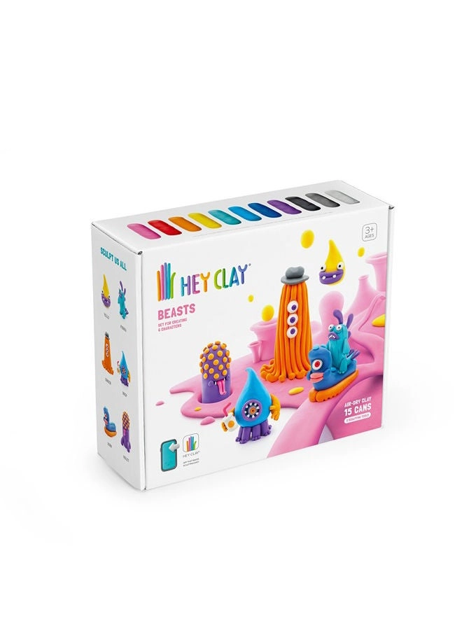 Beasts - Air Dry Clay 15pcs.