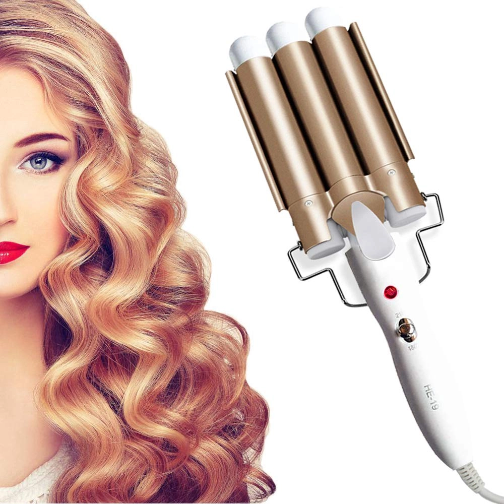 3 Barrel Hair Curler - 25 millimeters