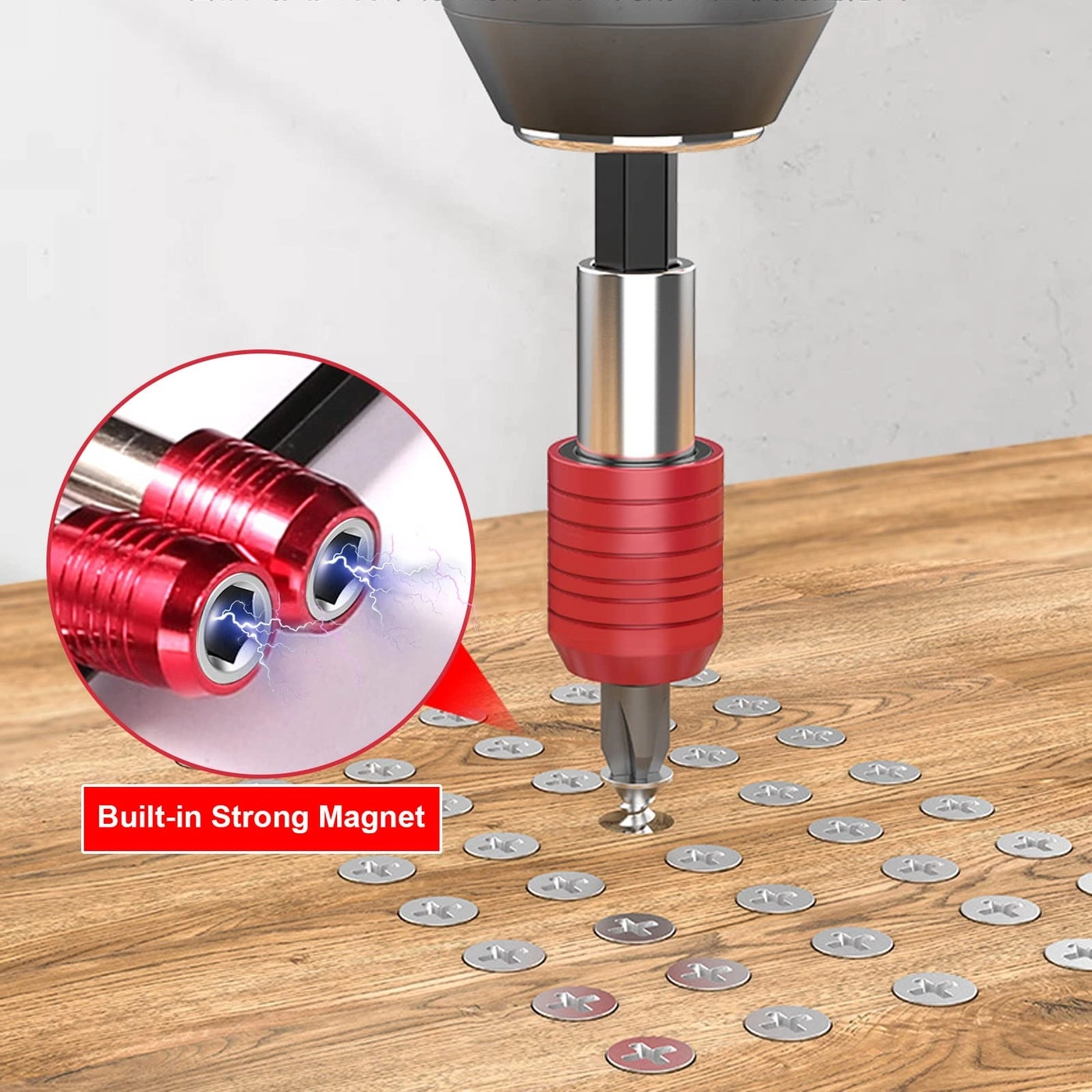 Drill Bit Extension - 60mm 100mm 150mm 300mm 1/4 inch
