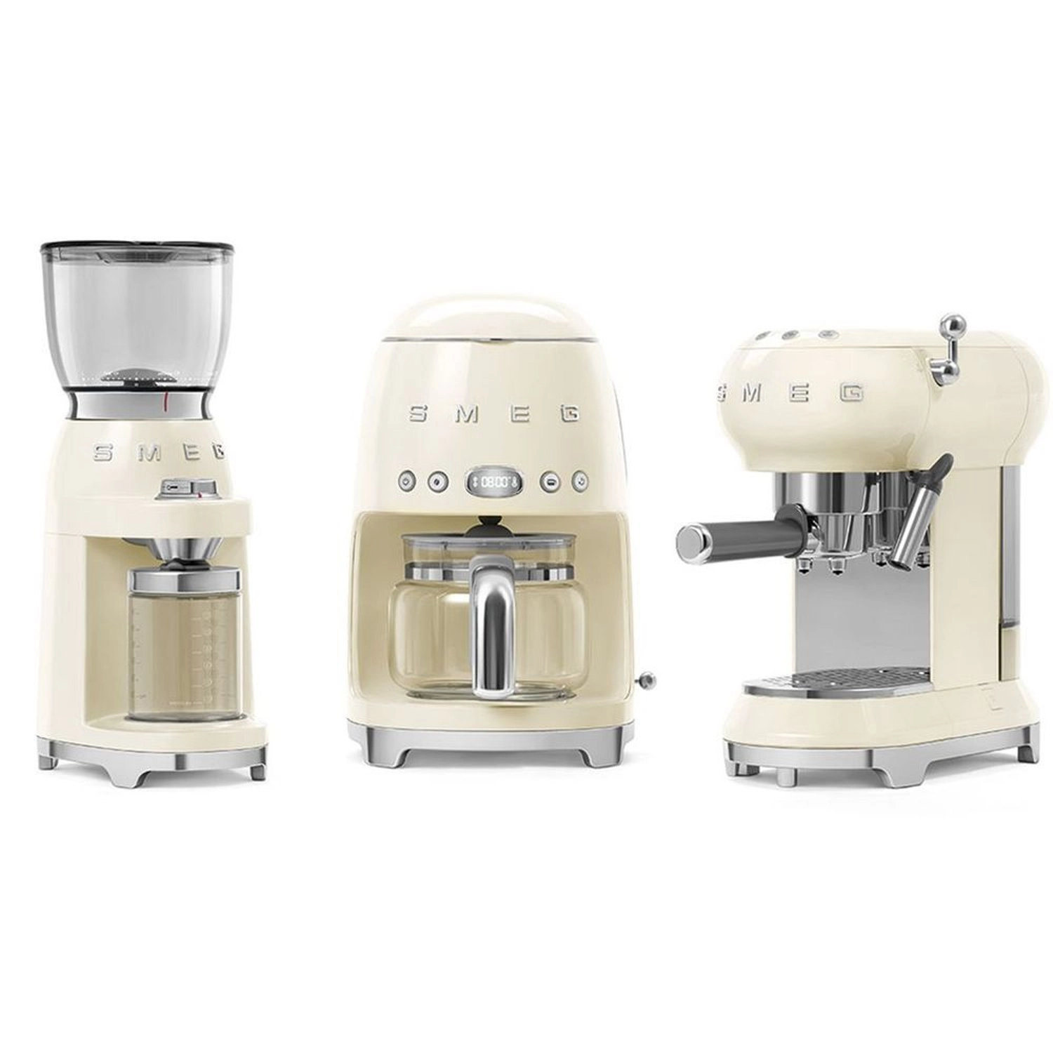 50’s Style Coffee Grinder - Cream 150 Watts