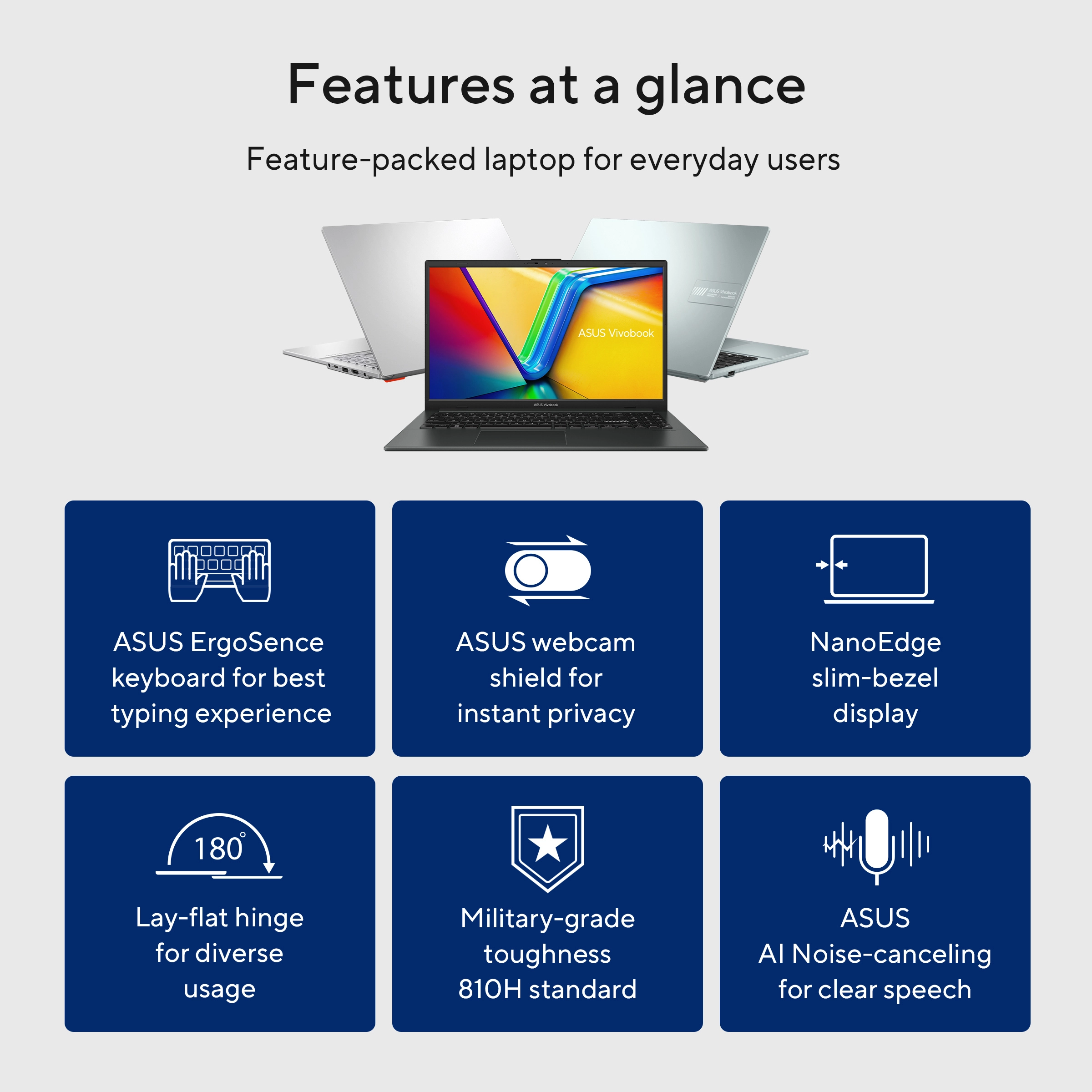 VivoBook Go 15 E1504GA-WS36 - 15.6'' Core i3-N305 8GB DDR4 256GB SSD