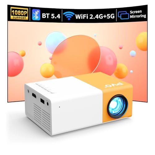 PVO Projector 1080P WiFi Portable