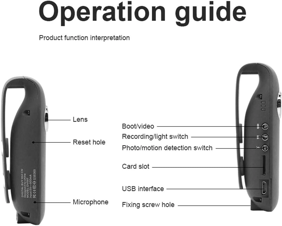 HD Police Camera - 1920x1080P 1280x720P