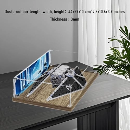 Acrylic Display Case for LEGO 75154 Empire Titanium Fighter