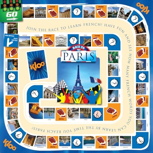 Learn to Speak French Language Board Game - children, adults