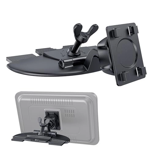 1Zero CD Slot Mount - 360° Rotation Tool-Free Installation Compatible with 7-11 Inch Portable Car Play Screens