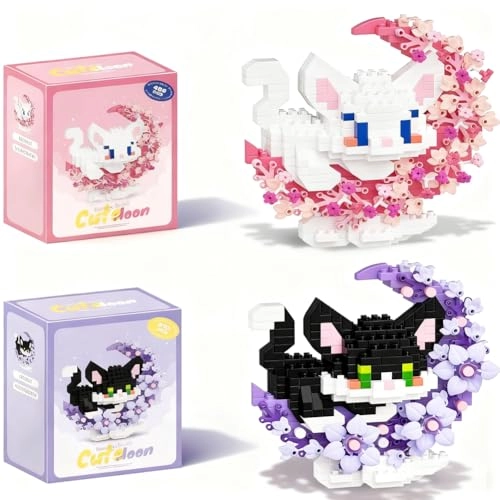 Cat Building Blocks - 2 pcs