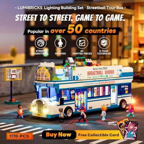 Street Fusion Streetball Tour Bus - 1170 pcs