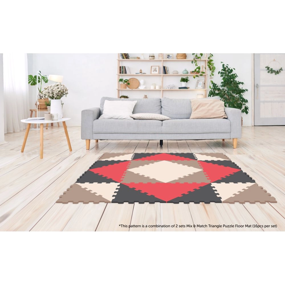 Triangle Puzzle Floor Mat - 10 Months