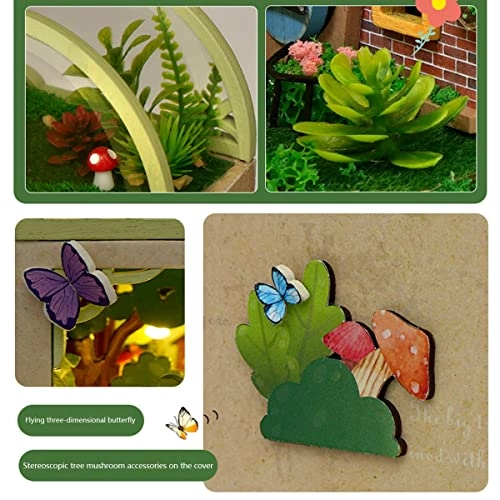 DIY Book Nook Miniature Kit - Firefly Forest