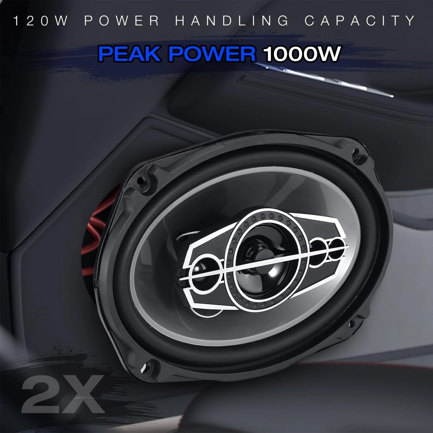6x9 5-Way Coaxial Car Speakers