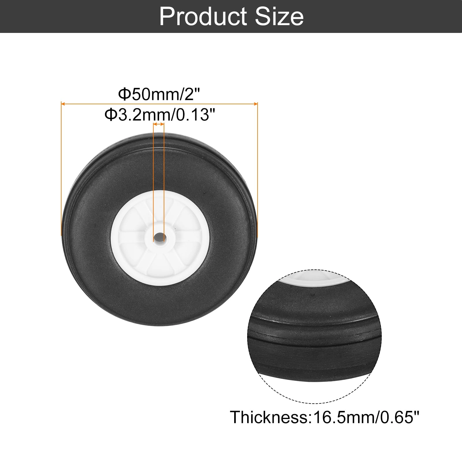 RC Airplane Wheels Set