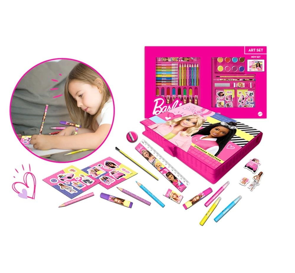 Art Set - 8 colored pencils 8 markers 10 watercolors