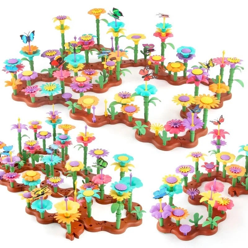 Flower Garden Building Set - 183 pcs