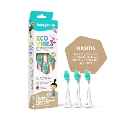 Replacement Toothbrush Heads - 9 pack VIBE 3 Eco VIBE 3 compatible