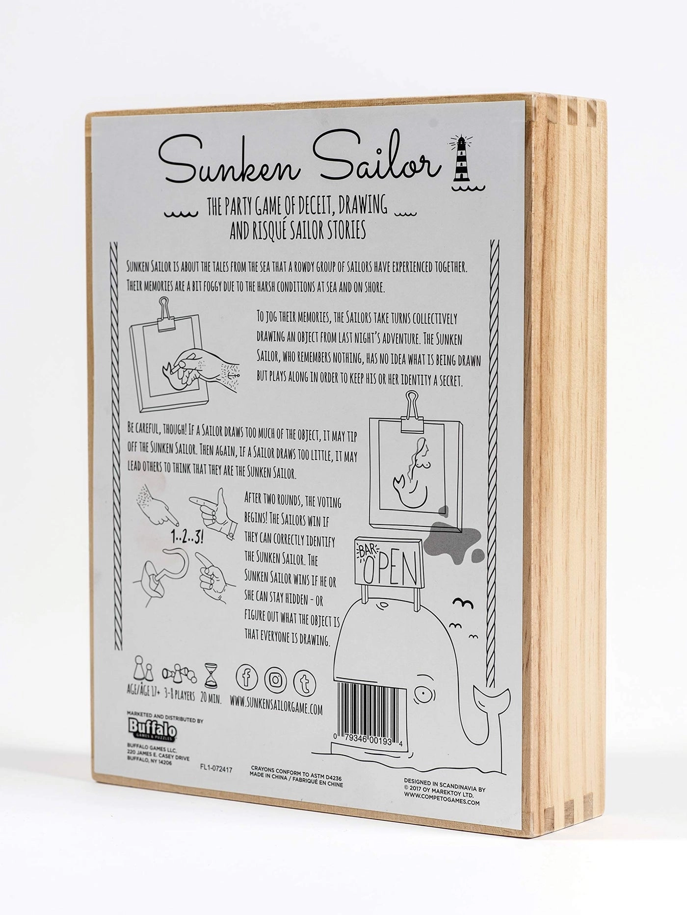 Sunken Sailor - Adult Party Game Drawing and Deceit