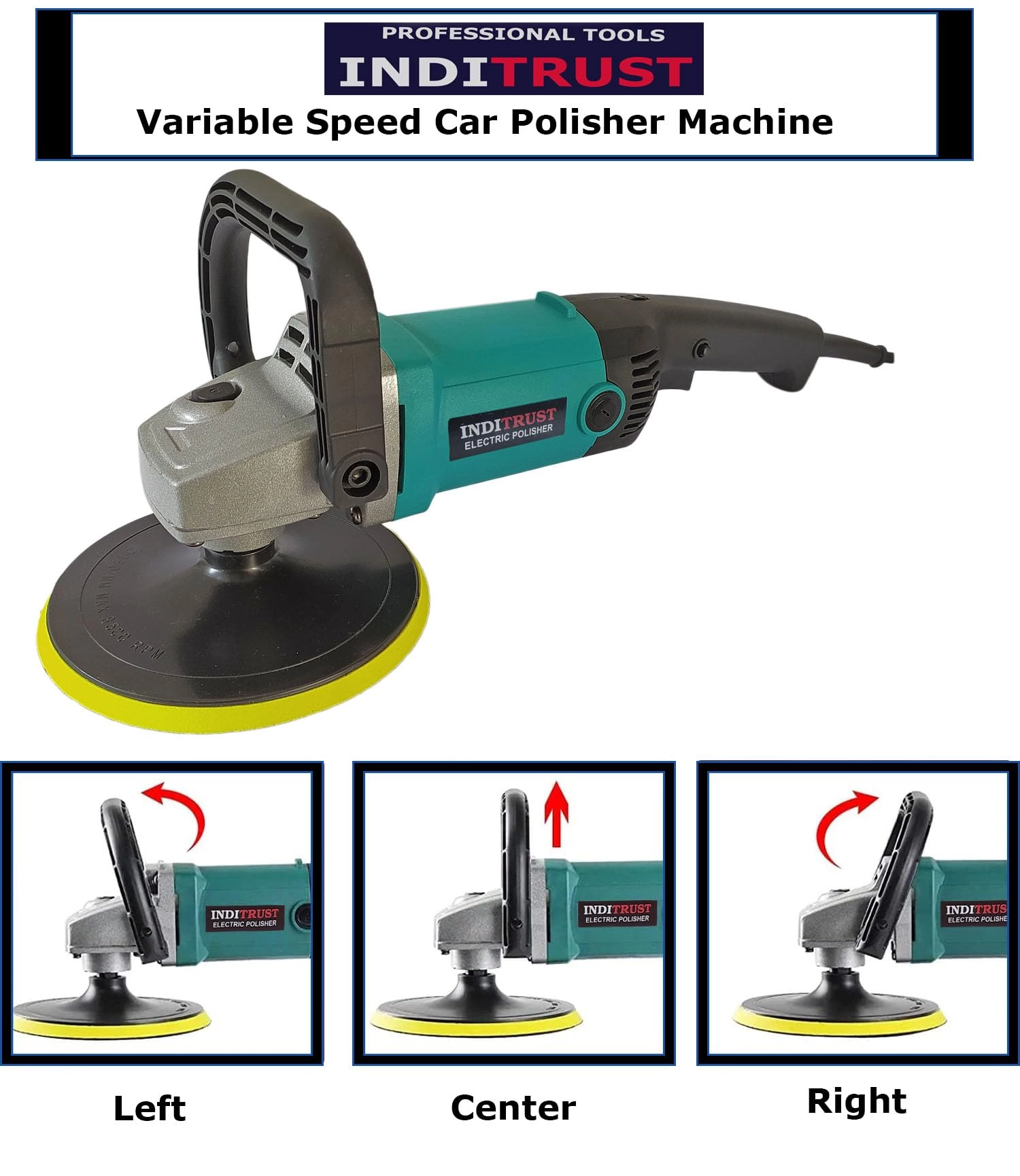 Electric Car Polisher - 1500W 180MM