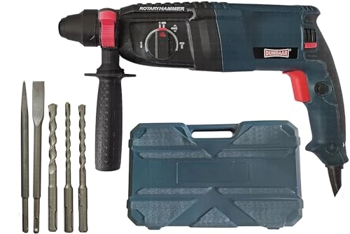 Electric Hammer Reversible Drill - 1250W 26mm 3Pc SDS Bit