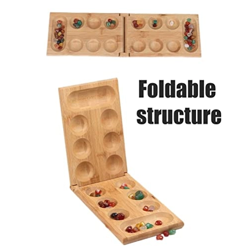 Foldable Chessboard - Wooden 48 Yuhua Stone Pieces