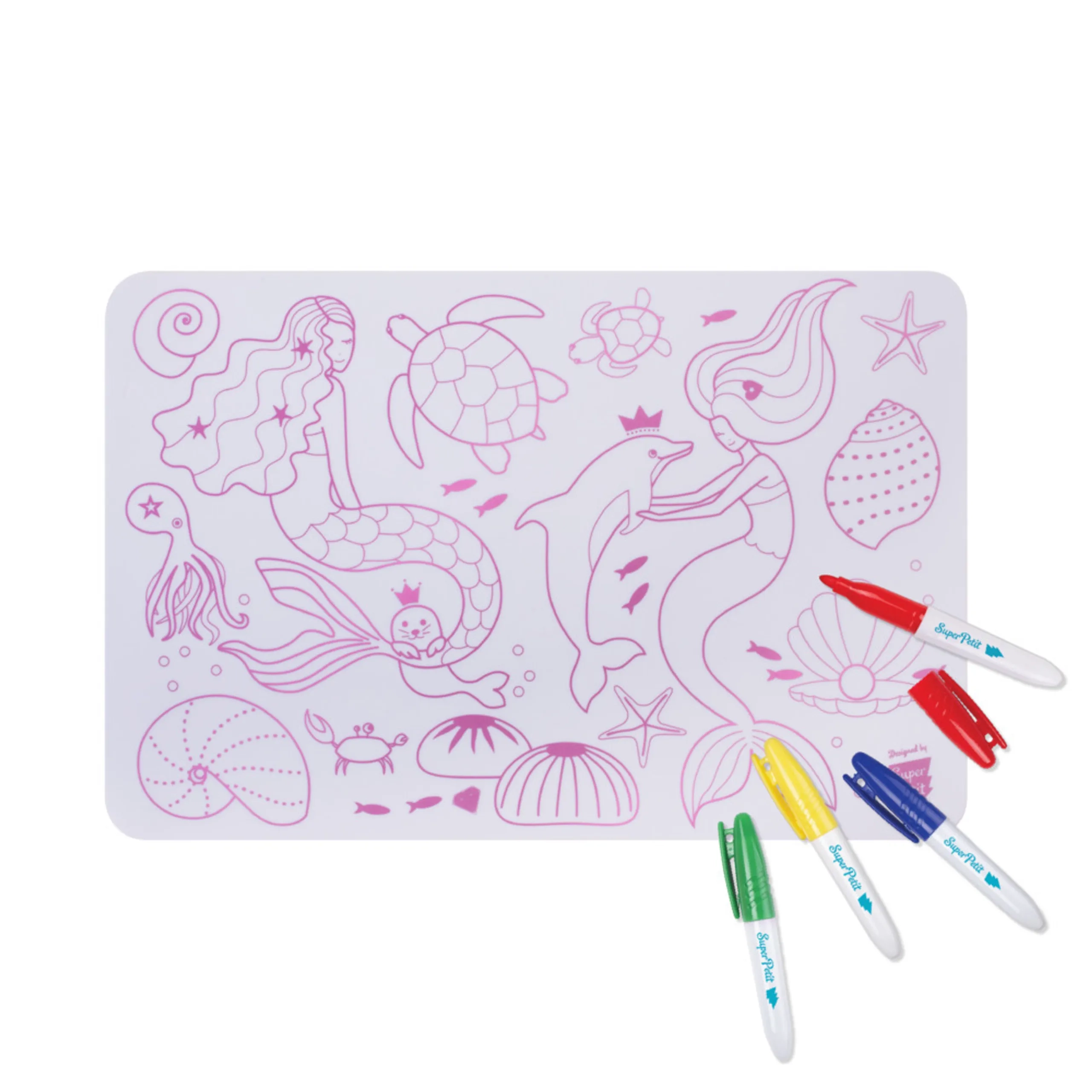 Mermaid Reversible Mini Playmat - 3 years