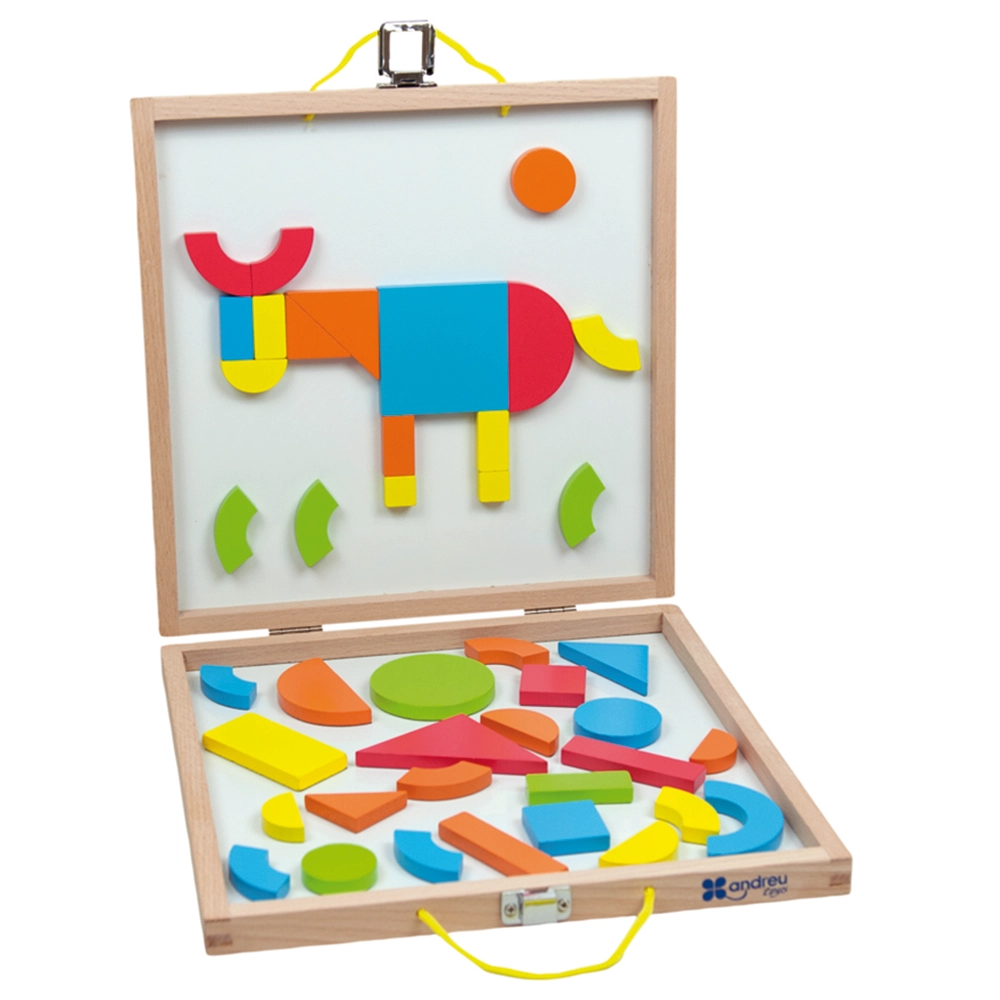 Magnetic Shapes Box - Suitable for 3 years and above 42 pieces