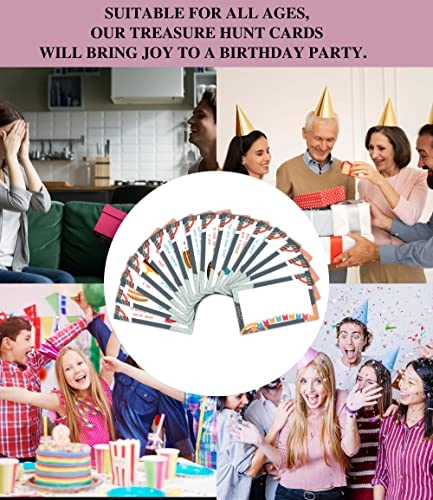 Treasure Hunt Clues Game Cards - 12 months and up 20 Cards